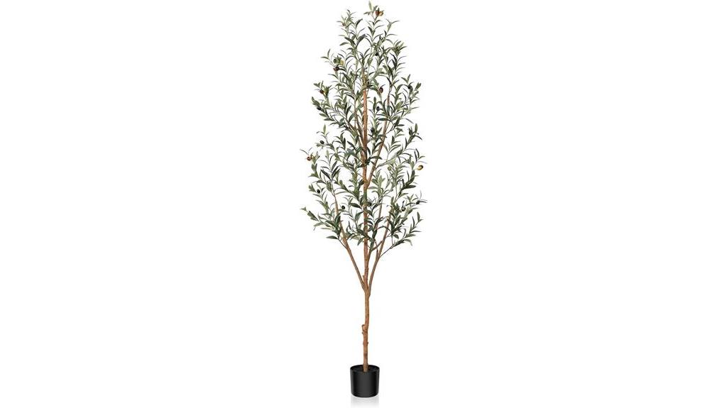 6ft tall faux olive