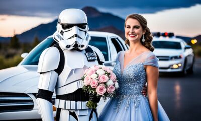 'Star Wars'-obsessed dad escorts daughter to prom as a stormtrooper