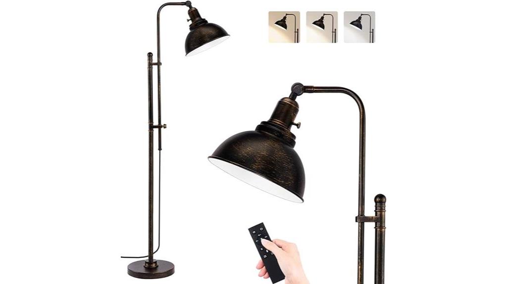 adjustable industrial floor lamp