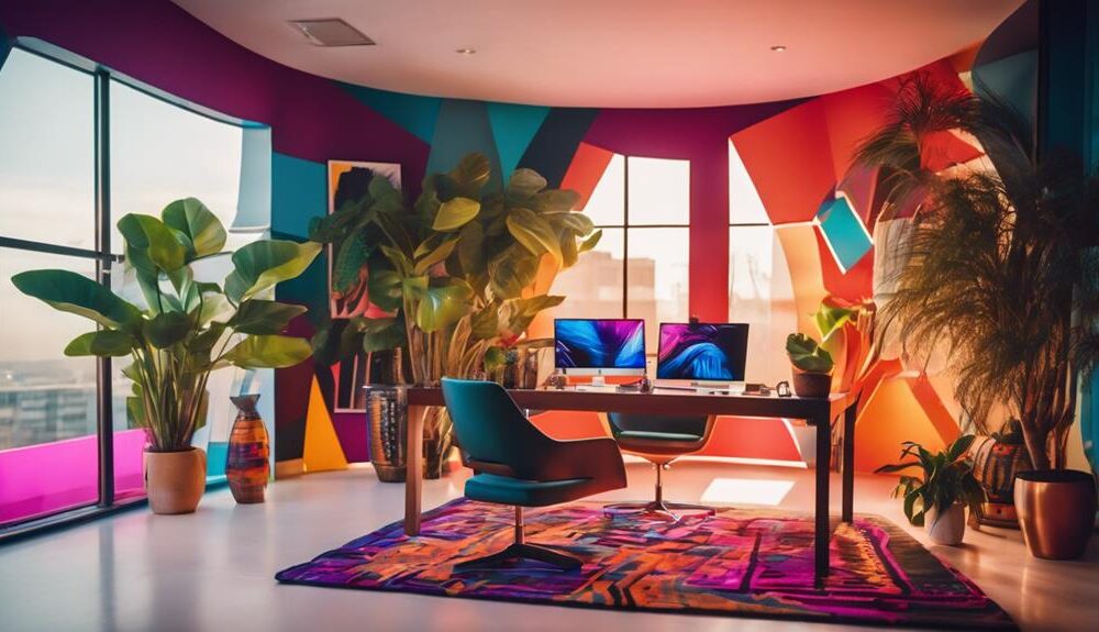 afrofuturism home office design