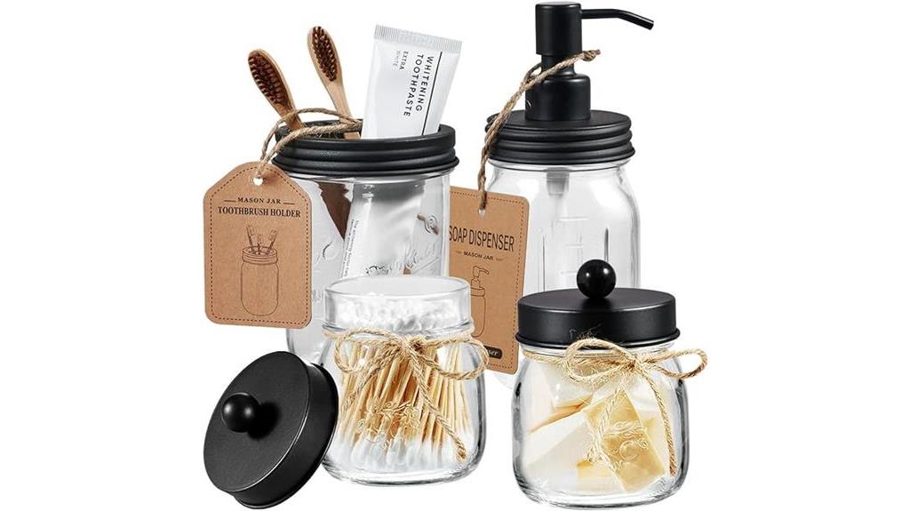 amolliar mason jar set