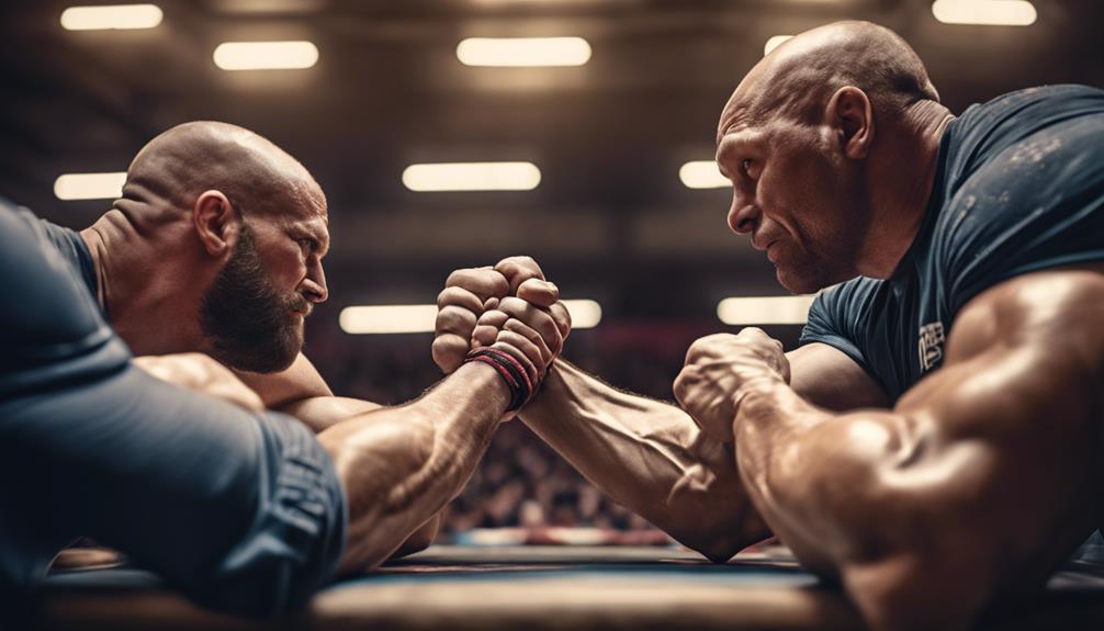 arm wrestling giant hands