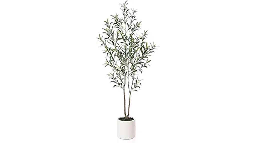 artificial olive trees indoor