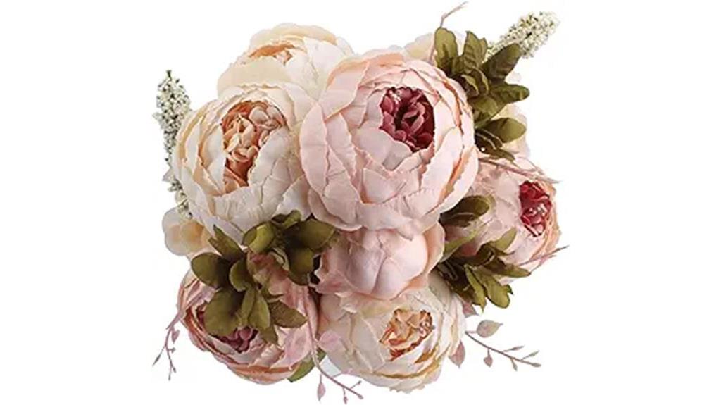 artificial peony silk flowers