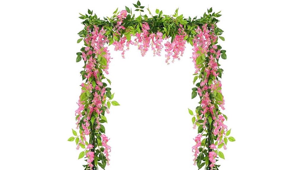 artificial wisteria garland vine