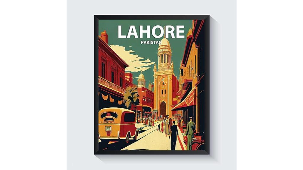 artistic lahore poster print