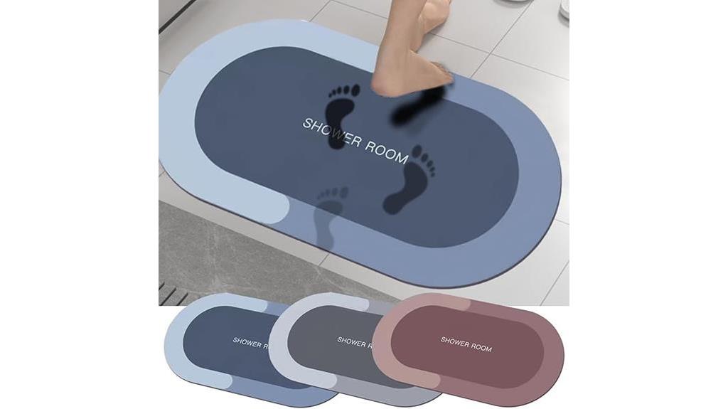 bath rug absorbent quick dry non slip