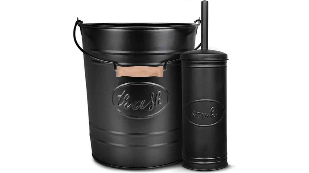 bathroom trash can set