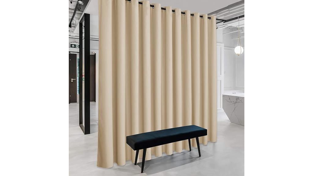 blackout room divider curtain