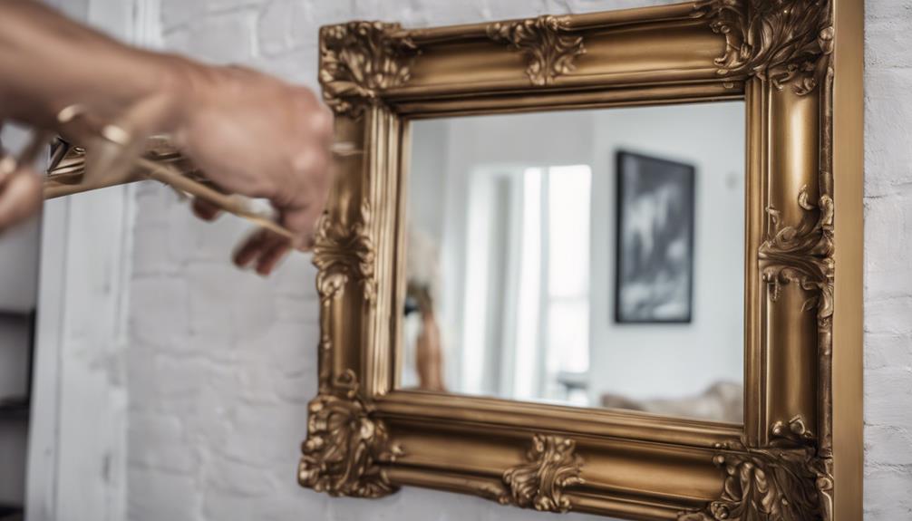 brass mirror restoration steps