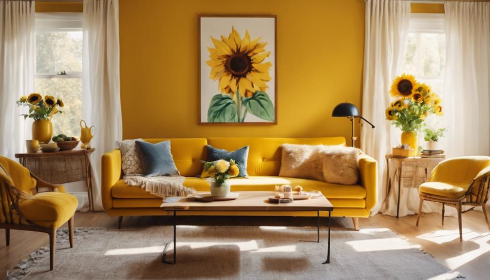 brighten spaces with yellow