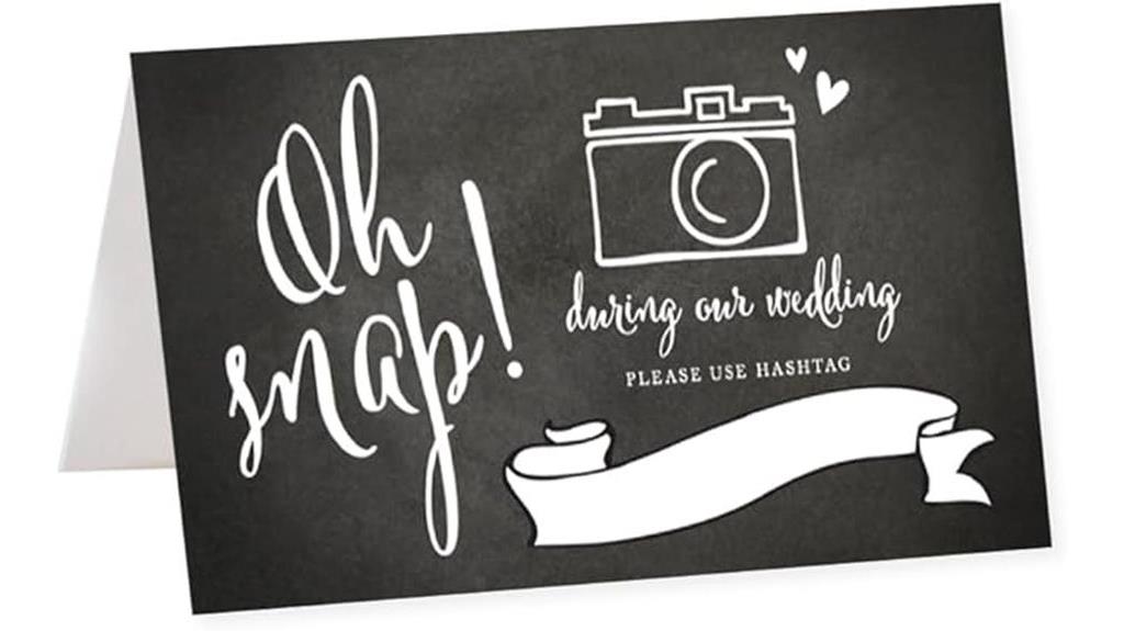 chalkboard print place cards