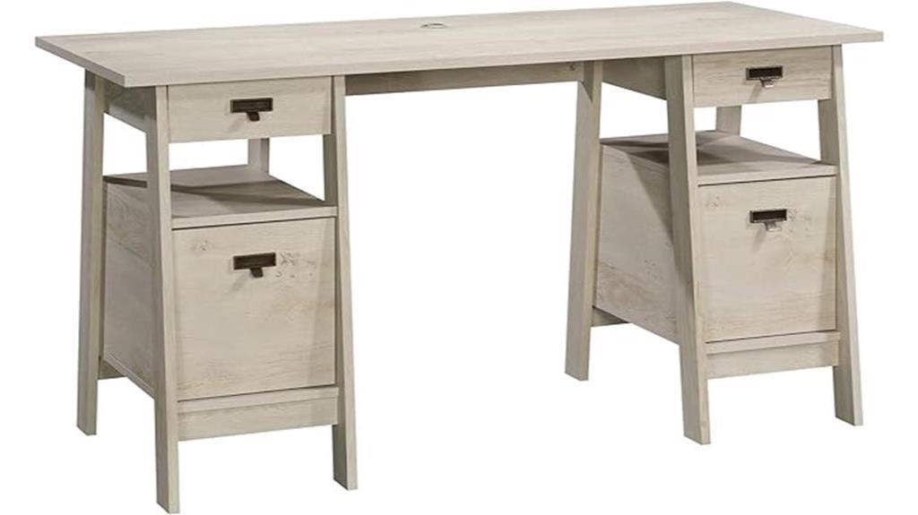 chalked chestnut executive desk