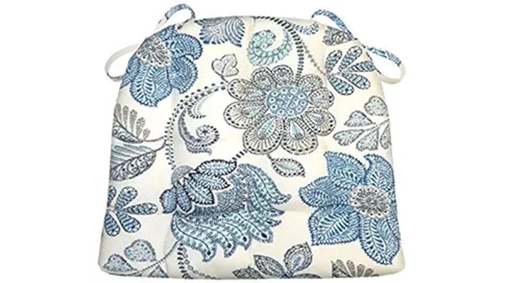 chic floral chair cushion