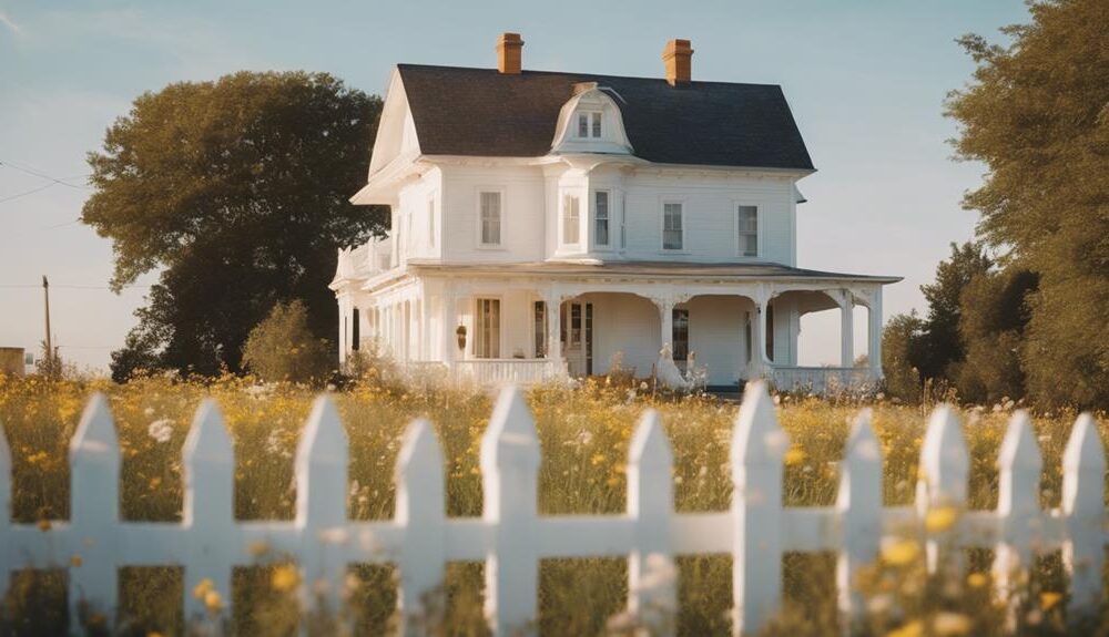 classic timeless white farmhouse