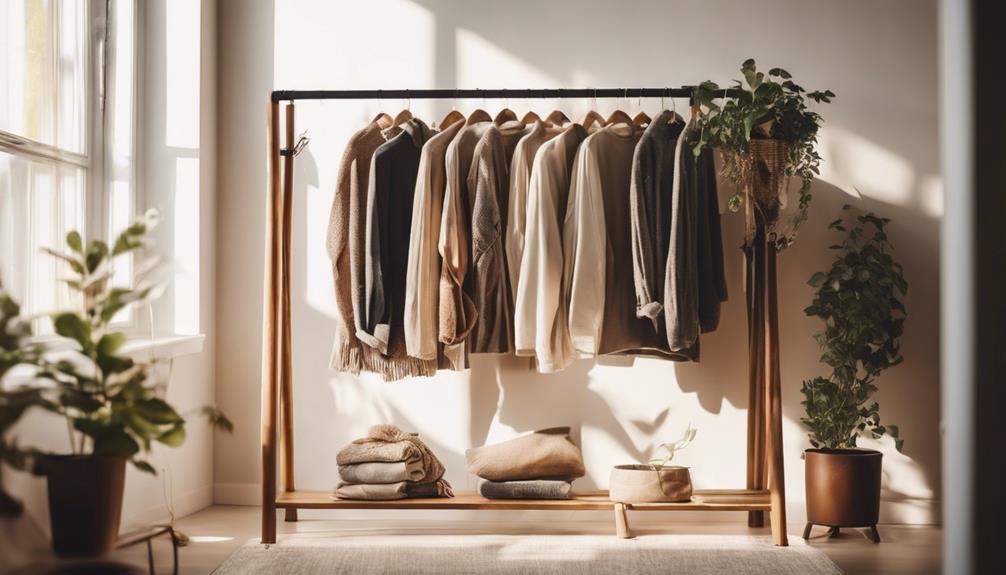 clothing display storage solution