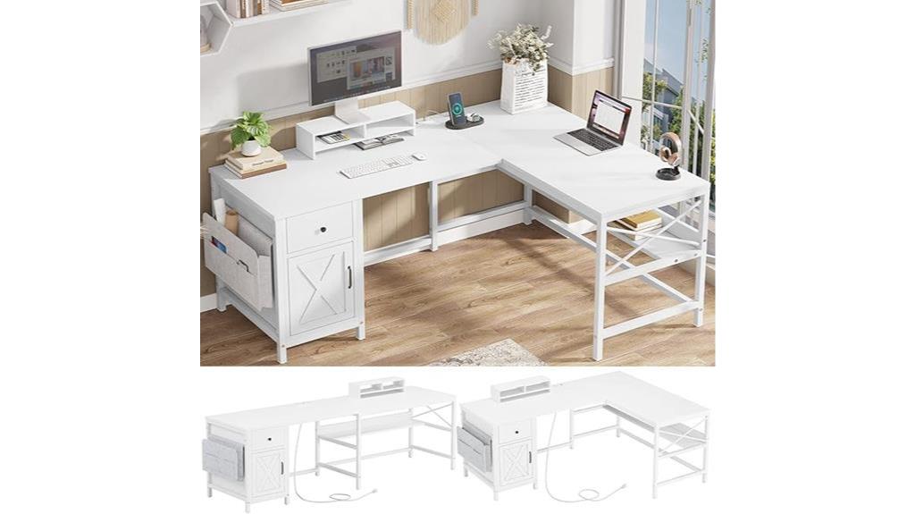 convertible l shaped desk