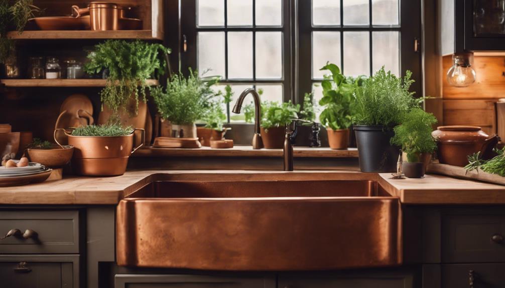 copper sinks functional versatility