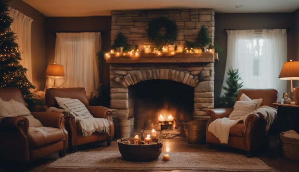 cozy farmhouse fireplace ideas