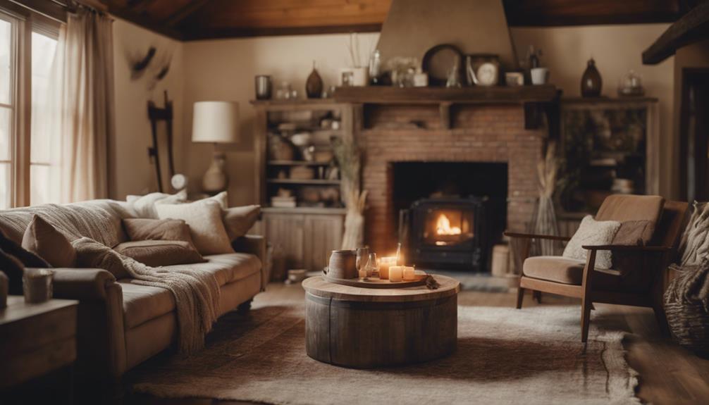 cozy farmhouse living decor