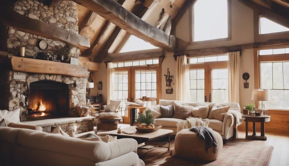 cozy farmhouse living room