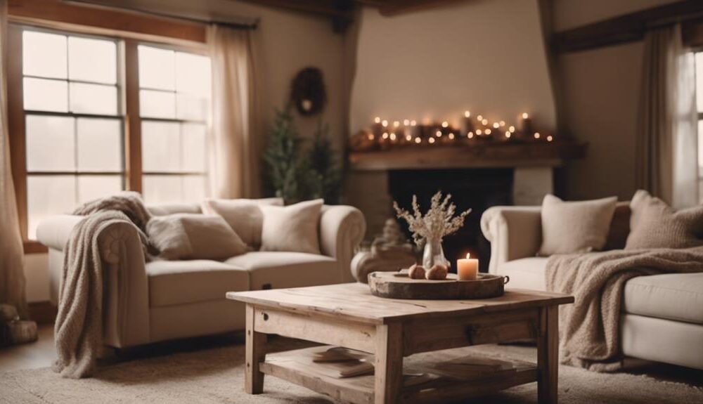 cozy farmhouse living room