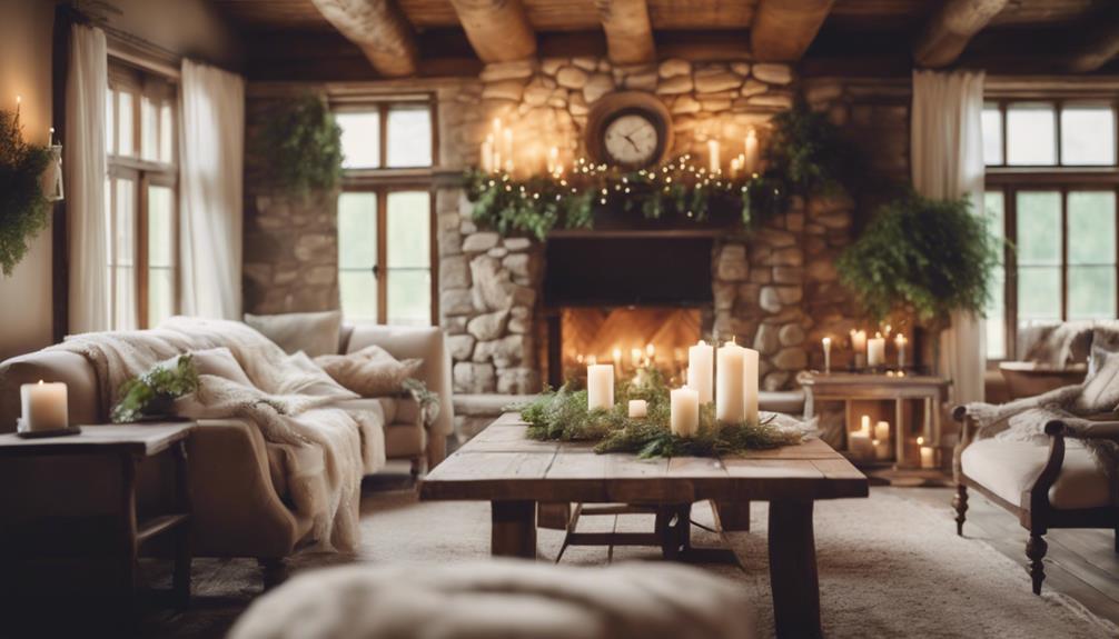 cozy farmhouse living room