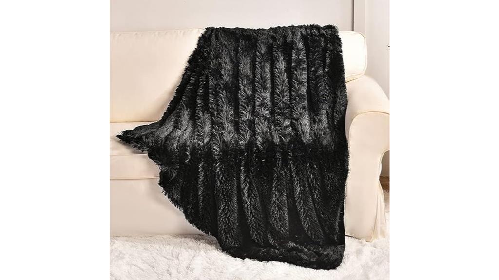 cozy faux fur blanket