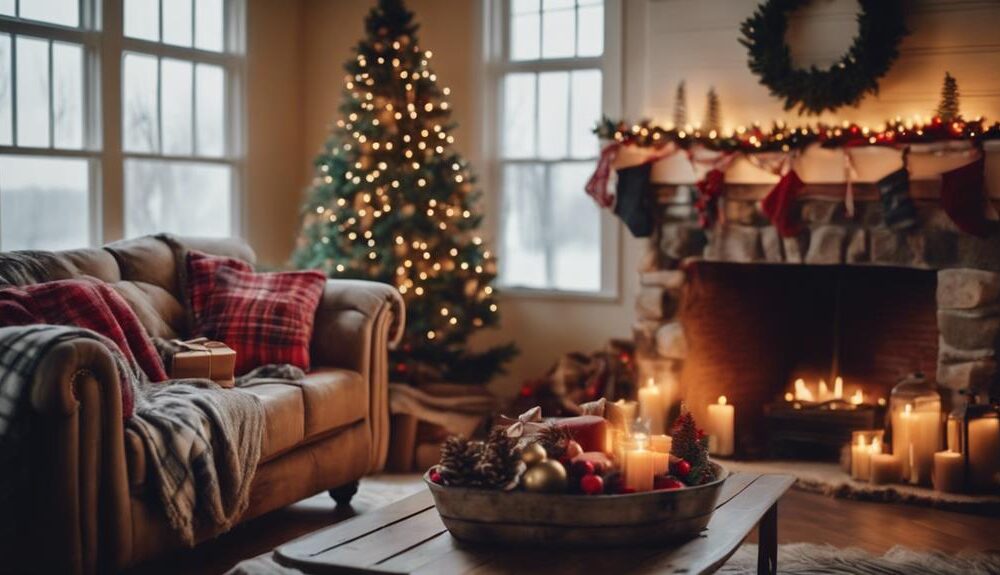 cozy festive farmhouse decor