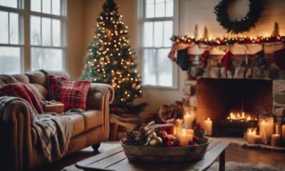 cozy festive farmhouse decor