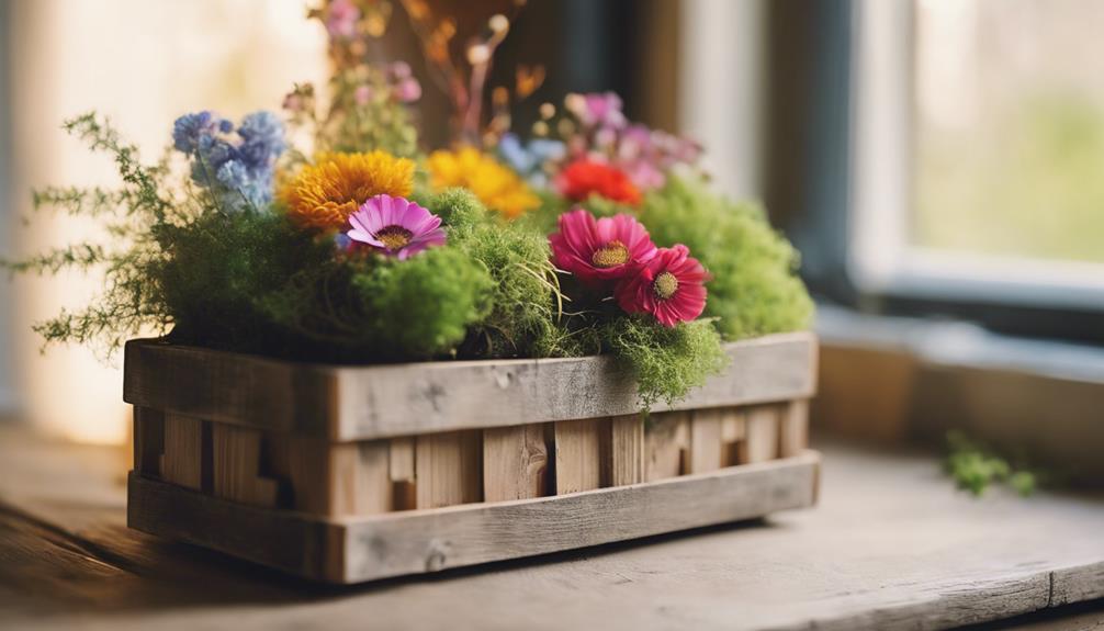 craft wooden planter baskets