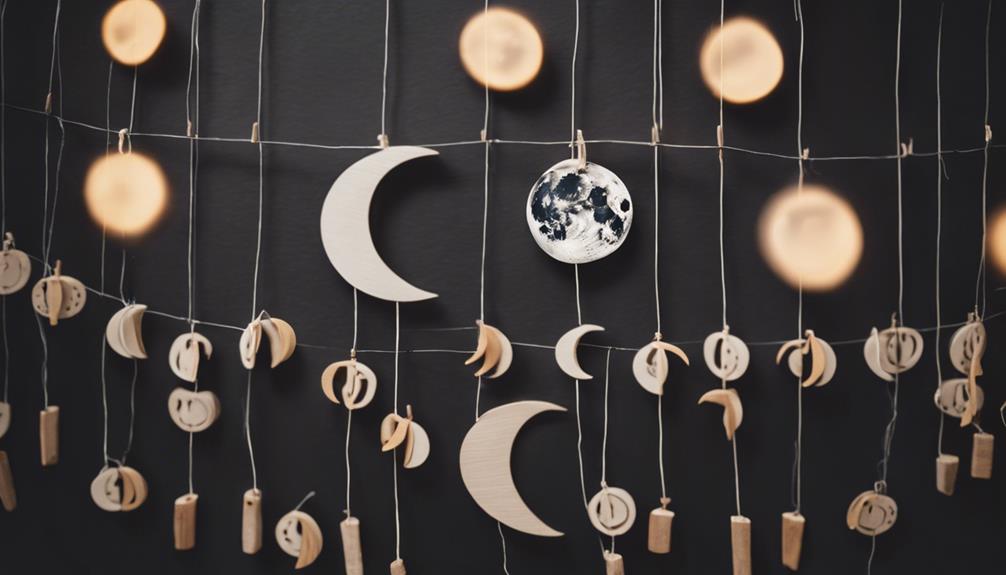 crafting a lunar display