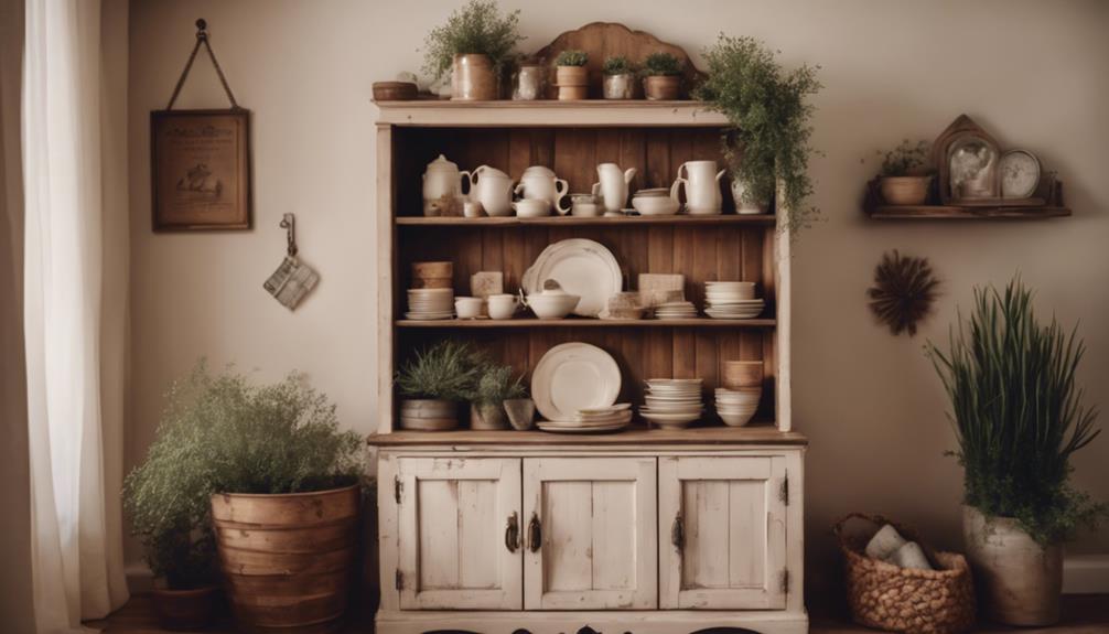 creative hutch styling ideas