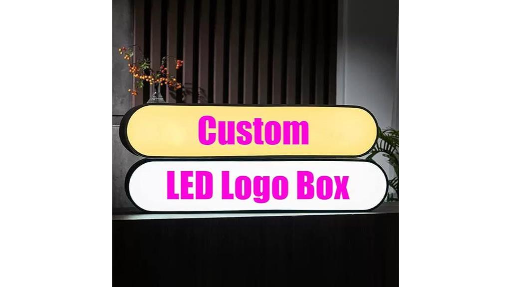 custom led logo display