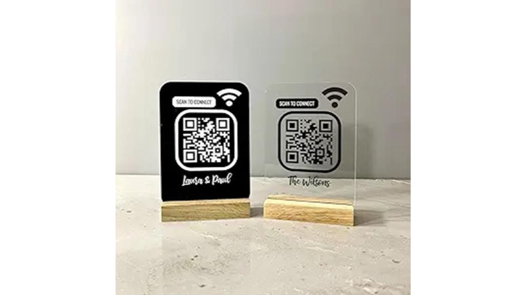 custom qr code signage