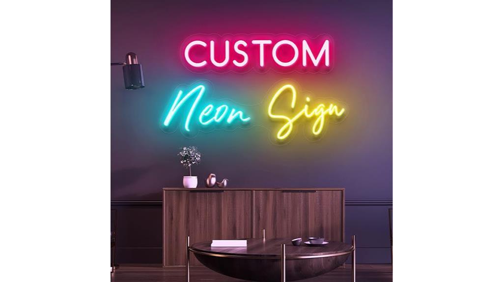 customizable neon wedding sign