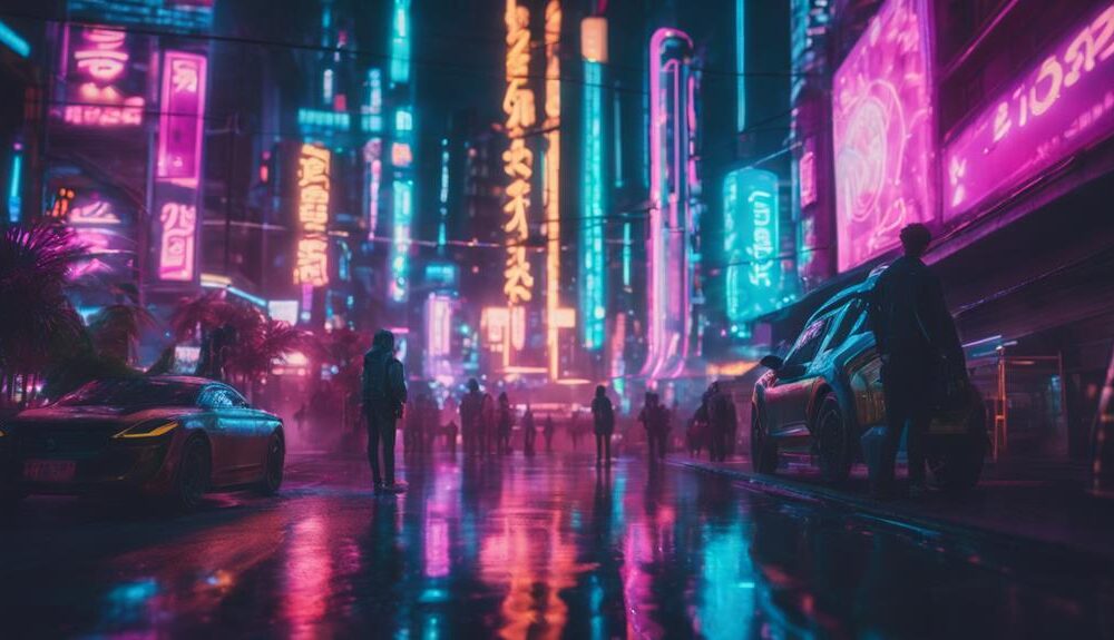 cyberpunk aesthetic without hacking