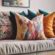 decorate with stylish throw pillows