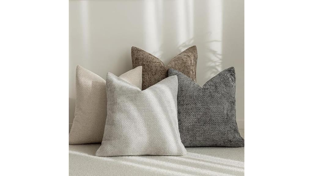 decorative pillow covers set