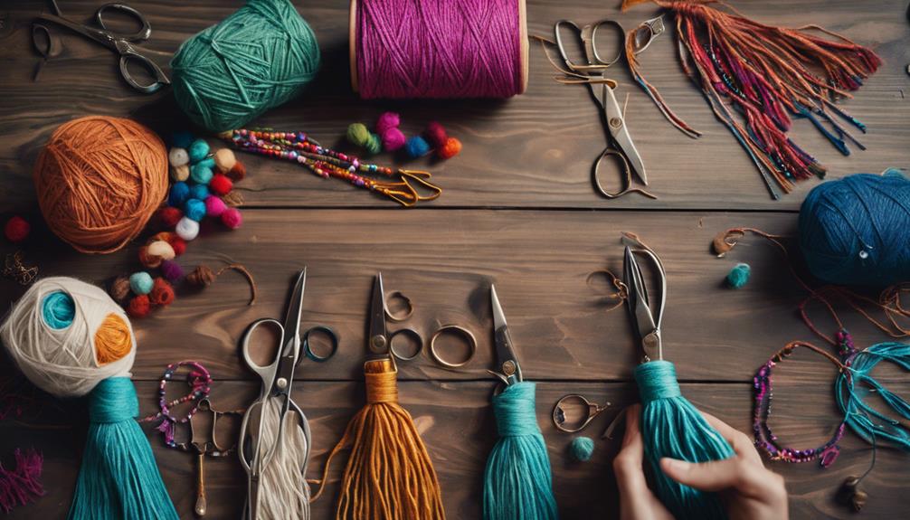 diy boho tassel decor