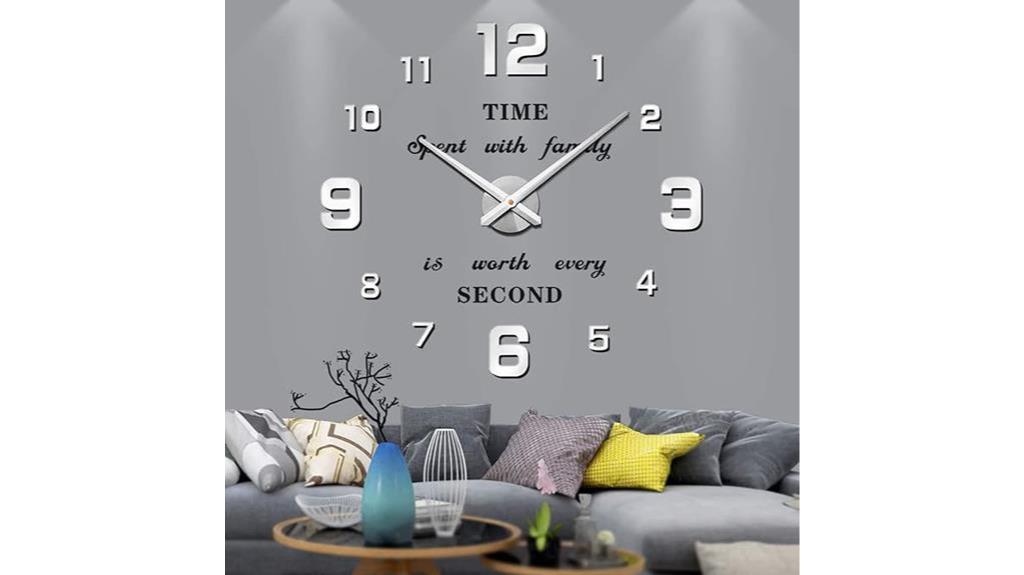 diy large wall clock