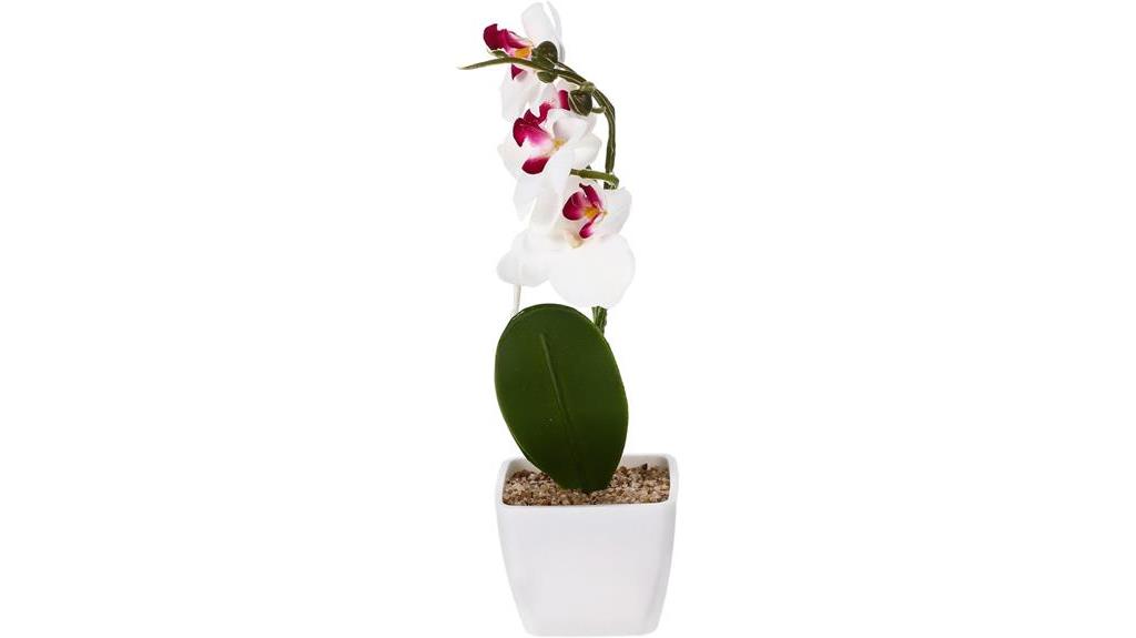 elegant artificial silk orchids