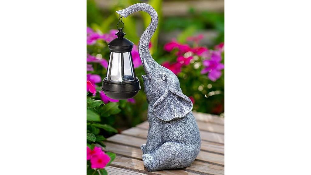 elegant elephant garden decor