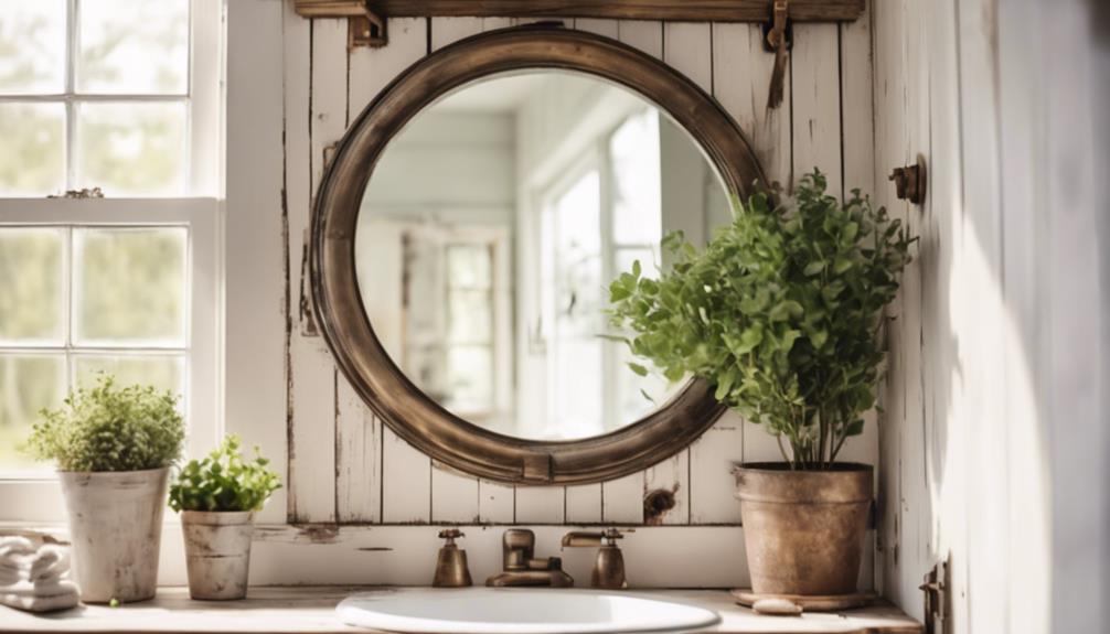 elegant functional farmhouse vanity