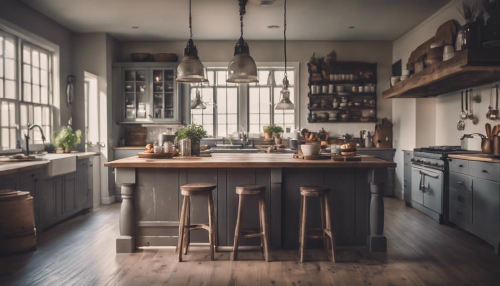 elegant grey kitchen cabinets