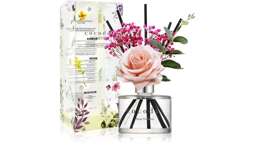 elegant rose reed diffuser