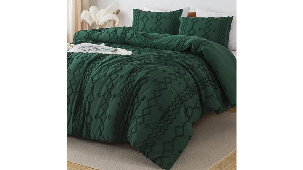 emerald green comforter set