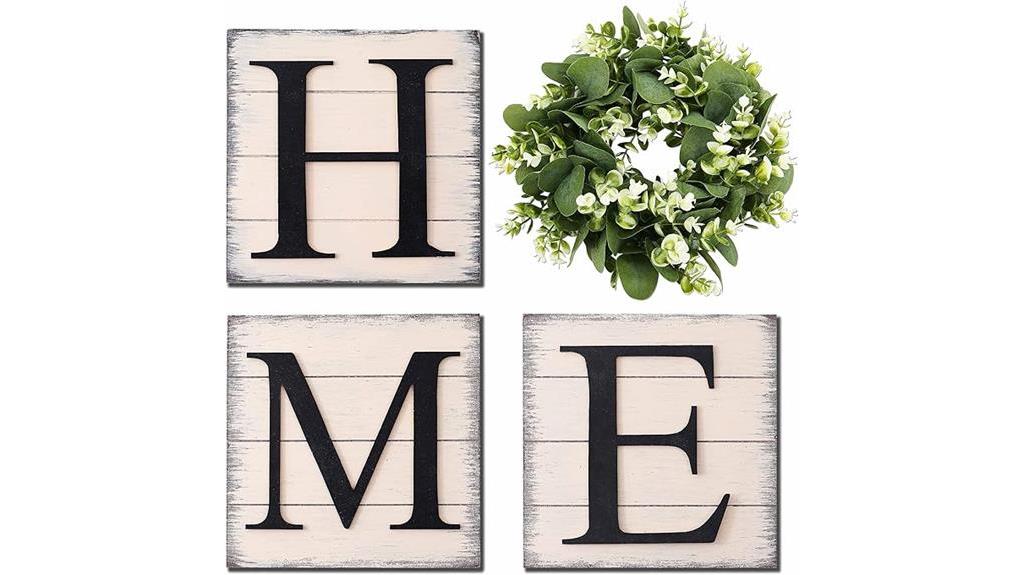 eucalyptus themed farmhouse decor