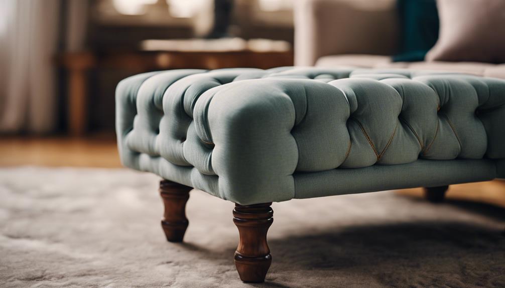 exploring upholstered footstools design