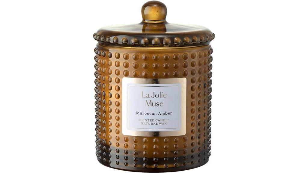 exquisite moroccan amber candles